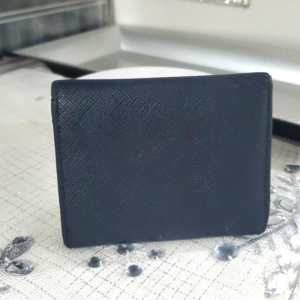 🇮🇹Prada Navy Blue Saffiano Leather Men's Bifold Wallet💙